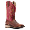 Ariat Womens OLENA Boots - Vintage Caramel Berry Rouge
