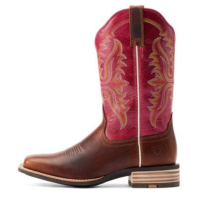 Ariat Womens OLENA Boots - Vintage Caramel Berry Rouge