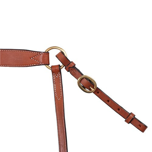 Fort Worth Classic Harness Leather 5-8 inch Stockmans Breastplate