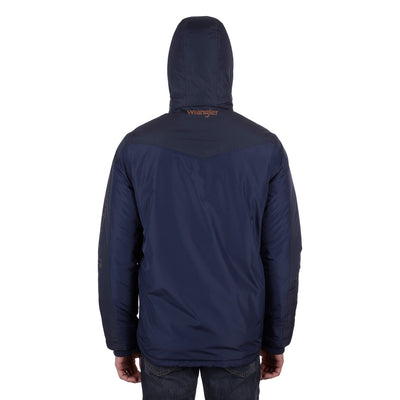 Wrangler MENS MURPHY WATERPROOF JACKET - Navy