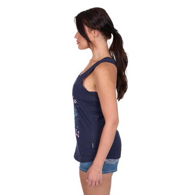 Wrangler Womens PENELOPE TANK Top - Navy