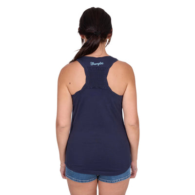 Wrangler Womens PENELOPE TANK Top - Navy