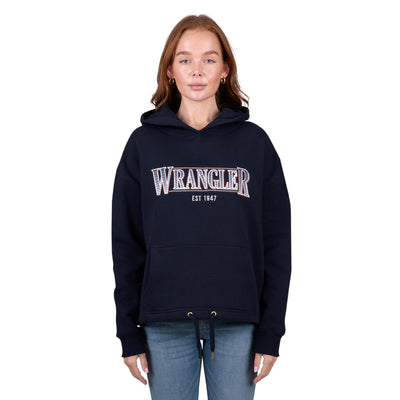Wrangler Womens SAMMY HOODIE - DARK NAVY