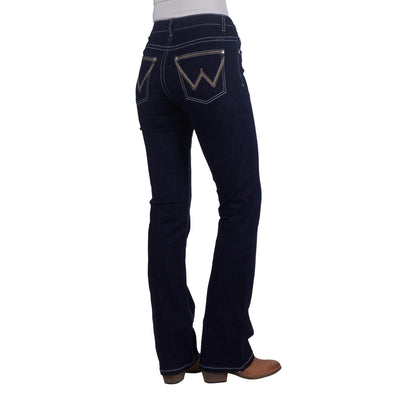 Wrangler Womens AMBER Jeans - Willow in Dark Dynasty