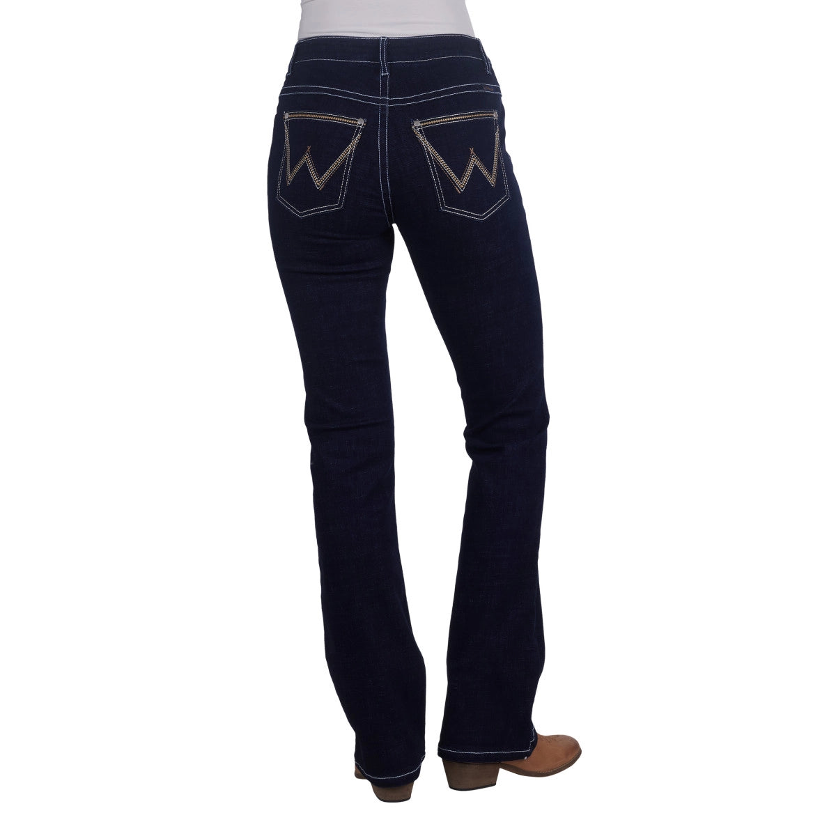 Wrangler Womens AMBER Jeans - Willow in Dark Dynasty