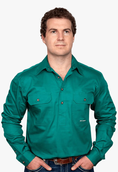 JCA Mens Cameron Work Shirt 1/2 Button