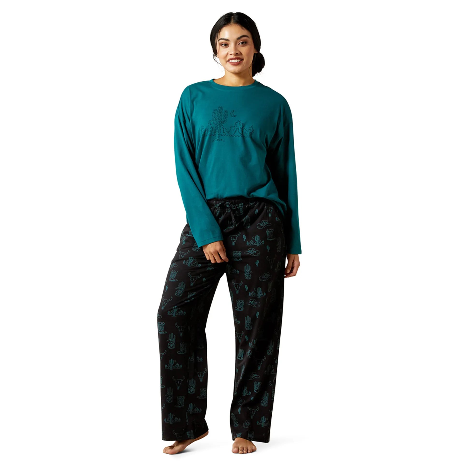 Ariat Womens Dreams PAJAMA SET - Deserted Print