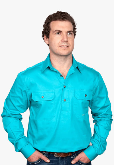 JCA Mens Cameron Work Shirt 1/2 Button