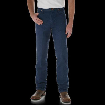 Wrangler Mens Cowboy Cut Original Jean - Prewashed Indigo 34inch Leg 13MWZPW