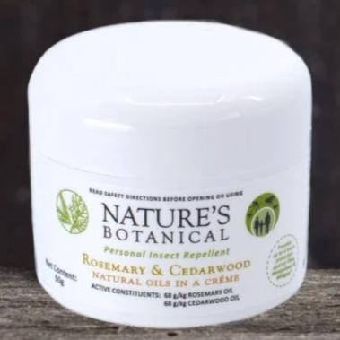 Nature's Botanical Rosemary & Cedarwood Creme - Natural Insect Repellent