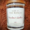 The Saddler - BOURBON AND LEATHER Hand Poured Soy Candle - by Made at the Ranch