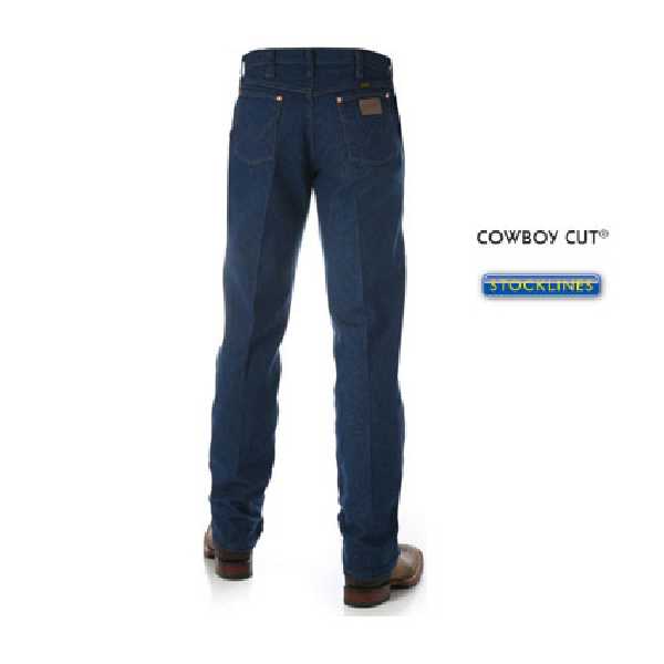 Wrangler Mens Cowboy Cut Original Jean - Prewashed Indigo 34inch Leg 13MWZPW