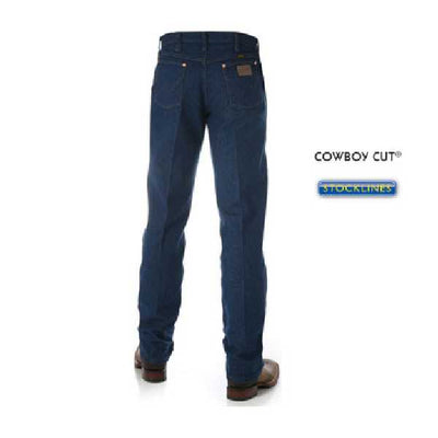 Wrangler Mens Cowboy Cut Original Jean - Prewashed Indigo 34inch Leg 13MWZPW
