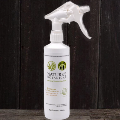 Nature's Botanical Rosemary & Cedarwood Spray - Natural Insect Repellent