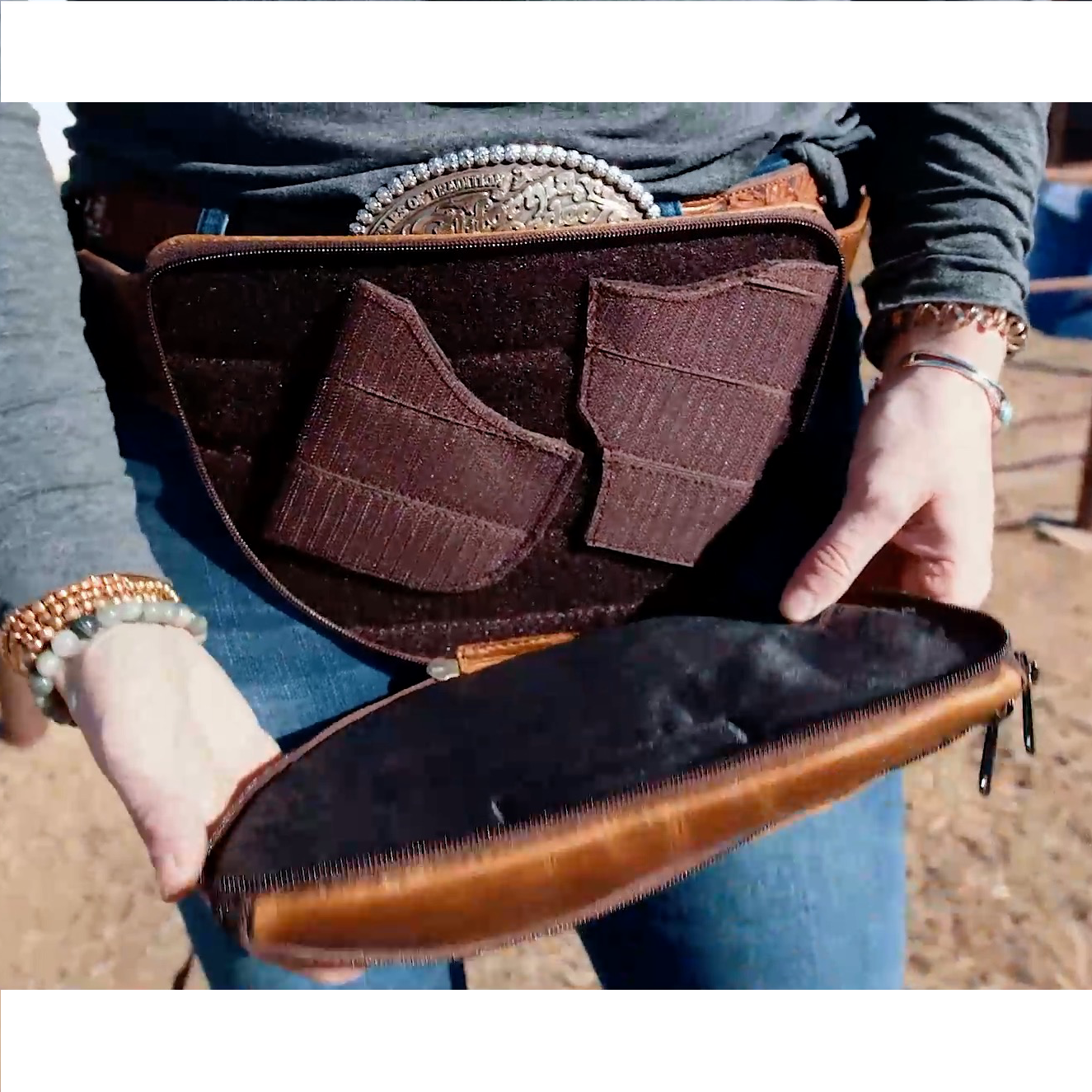 Cashel Leather Bum Bag - Fanny Pack