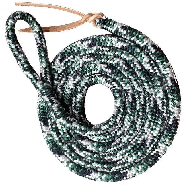 Nungar Knots Clipless Lead in Gone RIDING GREEN, 8FT