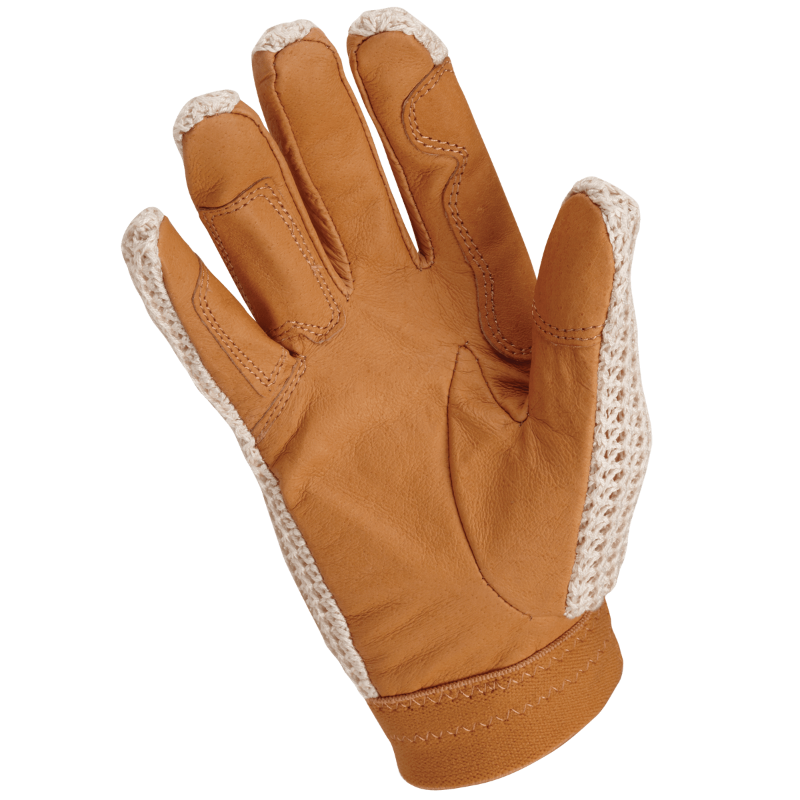 Heritage Crochet Gloves TAN