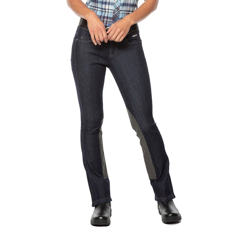 Kerrits Stretch Denim Extended Knee Patch Bootcut Riding Pants