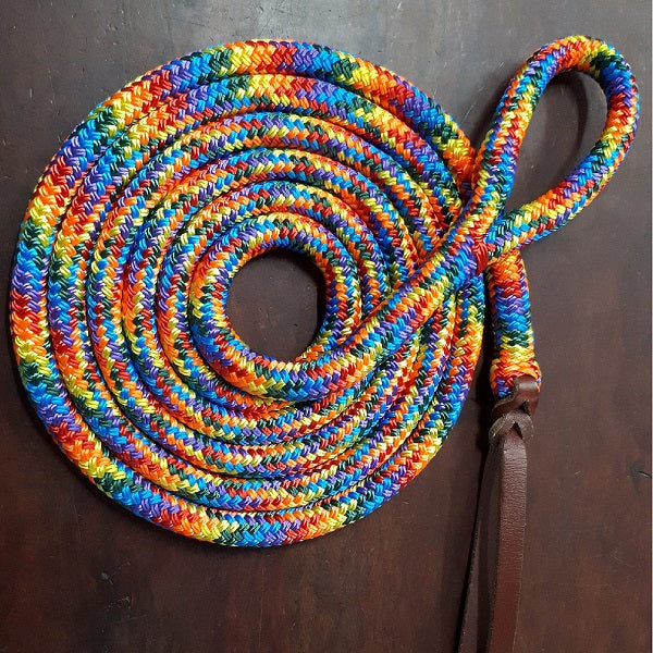 Nungar Knots Lead 12mm x 8FT Clipless - RAINBOW