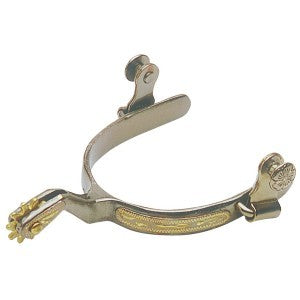 Spurs Midnight Silver Roping Spurs