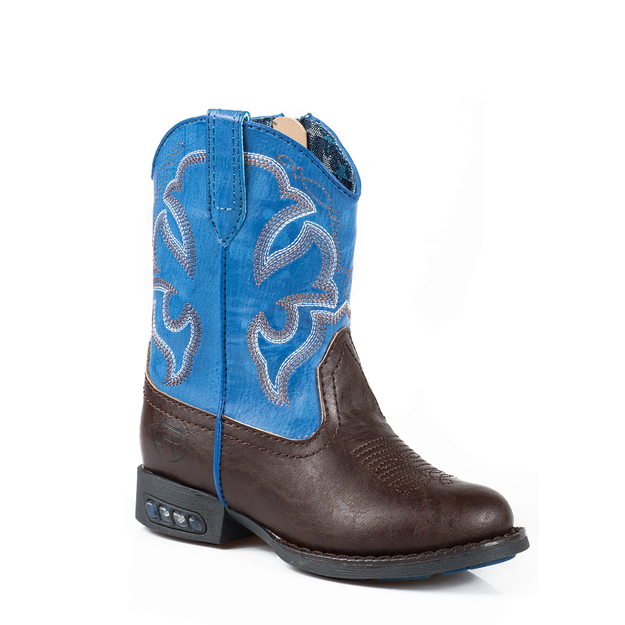 Roper TODDLER LIGHTNING - Brown/Blue