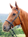 LightRider ENGLISH Bitless Bridle - Regular Leather with S/Steel Fittings