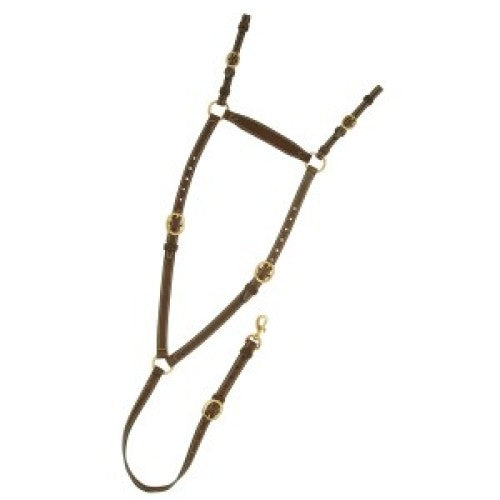 Flinders Stockman's Breastplate Edge Sewn Leather