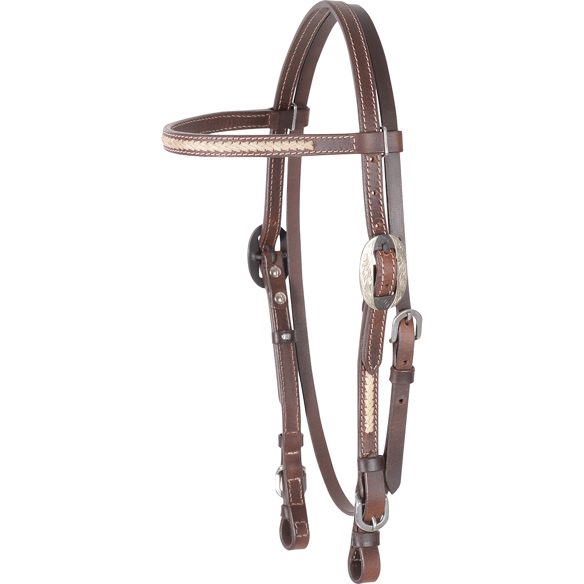 Cashel Headstall - Rawhide Lace