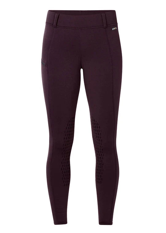 Kerrits Power Stretch Fleece Knee Patch Pocket Riding Tights