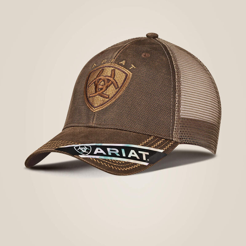Ariat Cap - Colour: Brown Oilskin