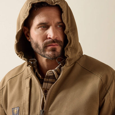Ariat Mens REBAR Duracanvas Jacket - Field Khaki
