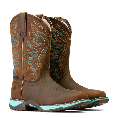 Ariat Womens ANTHEM H2O Boots - Dark Roast