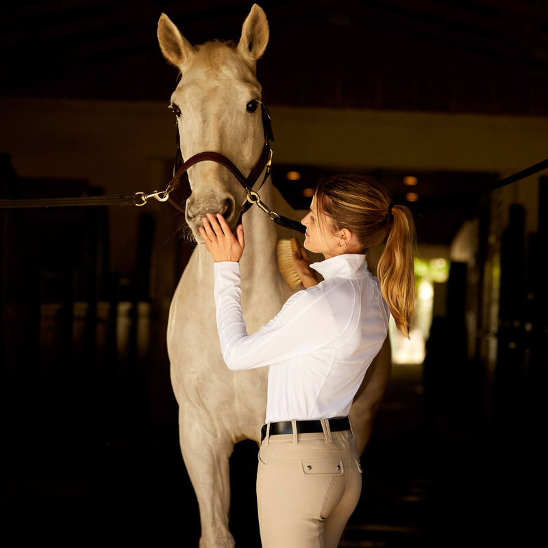 Ariat Womens SUNSTOPPER 3.0 LONG SLEEVE TOP - White