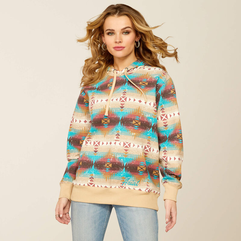Ariat Womens Lunas HOODIE - Serrano Print