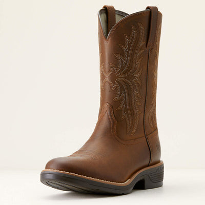 Ariat Mens RIDGEBACK ROUND TOE - Distressed Tan
