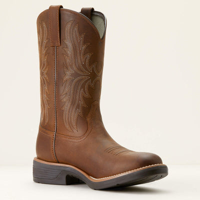 Ariat Mens RIDGEBACK ROUND TOE - Distressed Tan