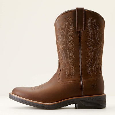 Ariat Mens RIDGEBACK ROUND TOE - Distressed Tan