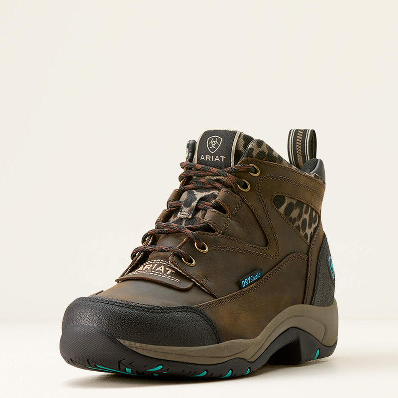 Ariat Womens Terrain H2O - Chocolate Camo Leopard