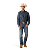 ARIAT MENS PRO SERIES JOAQUIN CLASSIC FIT LONG SLEEVE SHIRT - NAVY