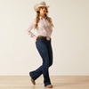 Ariat Womens Trouser JULIANA, PERFECT RISE Jeans - Colour: Pennsylvania