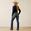 Ariat Womens BYRDIE PERFECT RISE, Boot Cut Jeans - Colour: Toronto