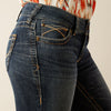 Ariat Womens LILLA MID Rise, Boot Cut Jeans - Colour: Missouri