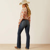 Ariat Womens LILLA MID Rise, Boot Cut Jeans - Colour: Missouri