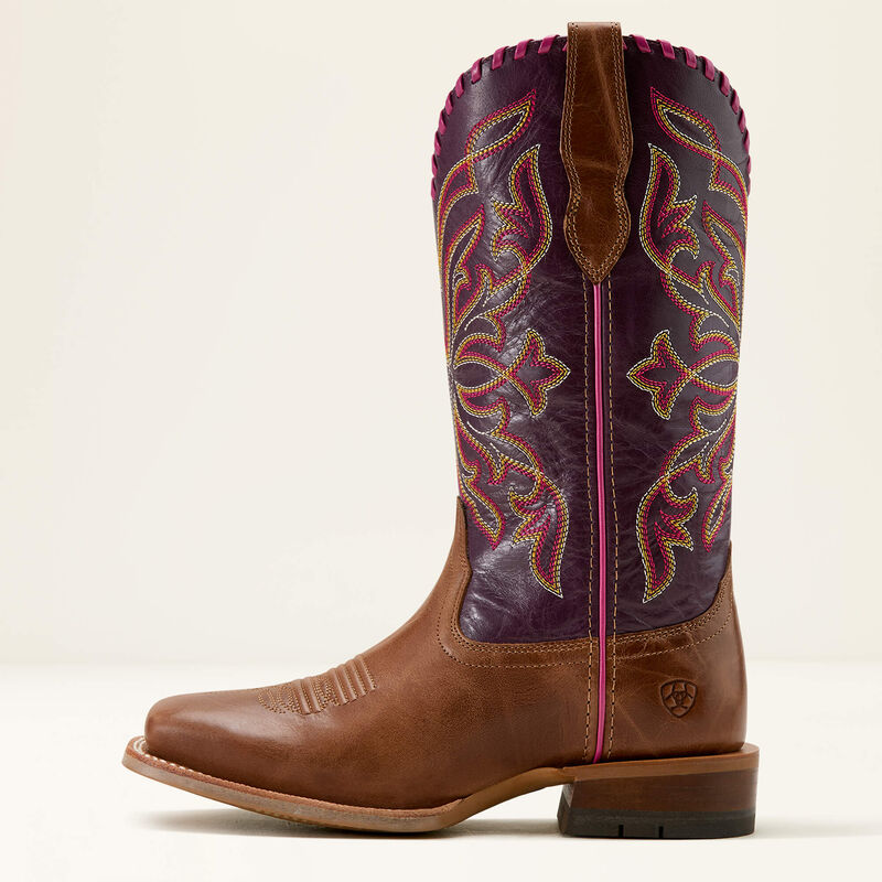 Ariat Womens SHOWDOWN Boots - Dark Tan Vino