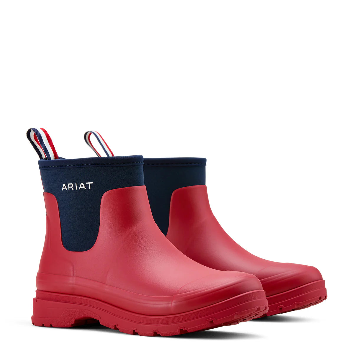Ariat womens KELMARSH SHORTIE Boots - Team Red/Navy