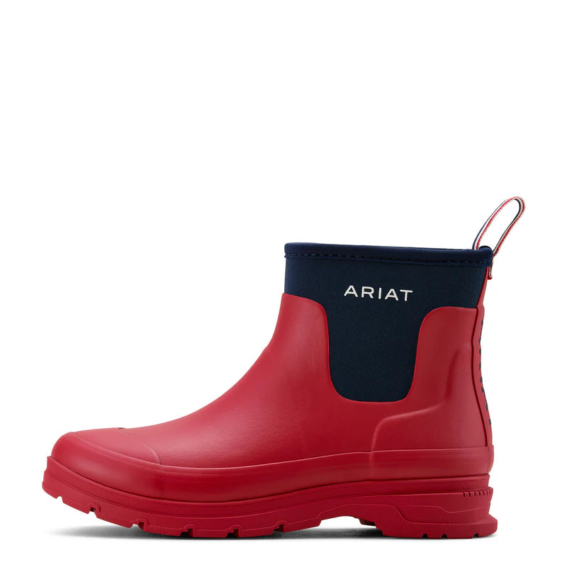Ariat womens KELMARSH SHORTIE Boots - Team Red/Navy
