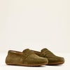 Ariat Womens SELENE Driving Moc - Dark Olive Suede