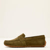 Ariat Womens SELENE Driving Moc - Dark Olive Suede