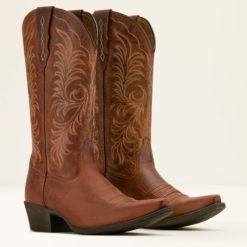 Ariat Womens Heritage X Toe Stretchfit - Rich Oak