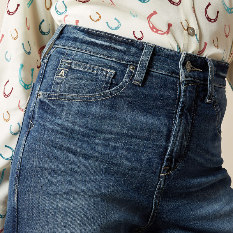 Ariat Womens ROSALIE, ULTRA HIGH RISE Jeans, WIDE LEG - Colour: Natalia